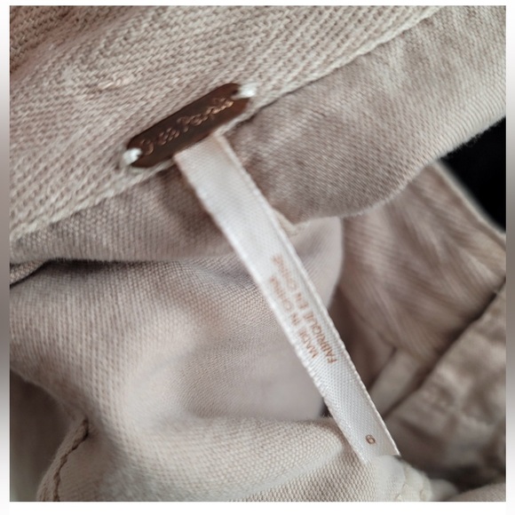 Free People Neutral Tan Pinnafore Overall Dress - Picture 3 of 7